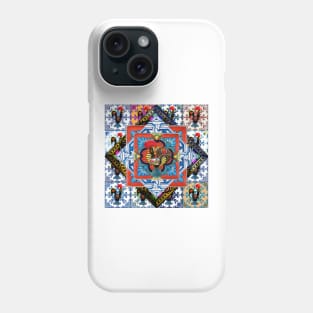 Portuguese folk art Phone Case