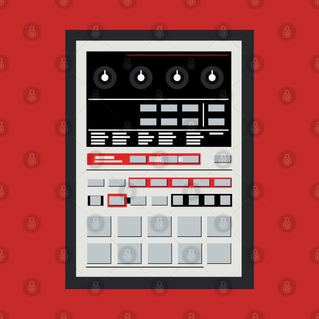 Iconic Beat Machine Series #3  (No Text) by Steve "SF" Traxx