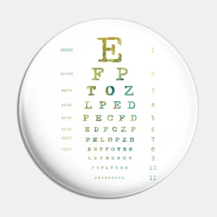 Eye Chart Diagram Pin