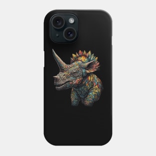 Colorful Horned Dino Too Phone Case