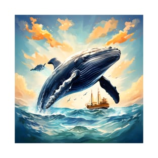 Whale Colours 2 T-Shirt