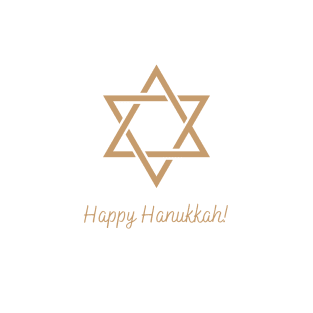 Holiday Collection - Happy Hanukkah (Gold) T-Shirt