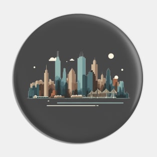 Chicago Skyline Pin