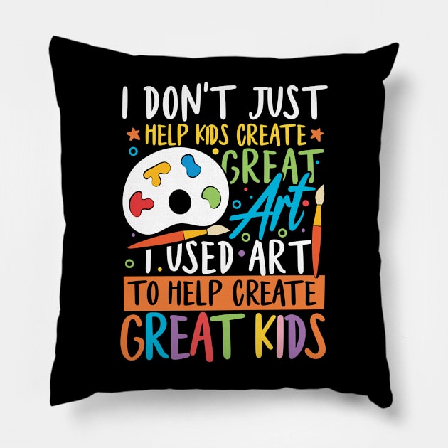 I Used Art To Help Create Great Kids Pillow by AngelBeez29