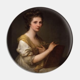 Self Portrait of Angelica Kauffman Pin