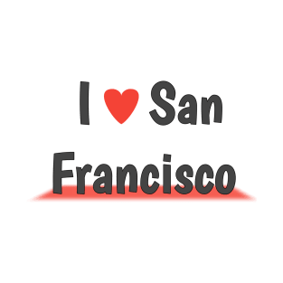 San Francisco- t-shirt I love san Francisco T-Shirt