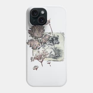 Cow and Cow Parsnip Phone Case