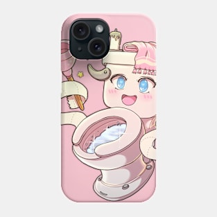 Toilet-chan Phone Case