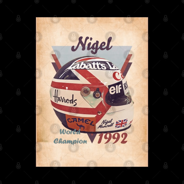 1992 Nigel Mansell by Popcult Posters