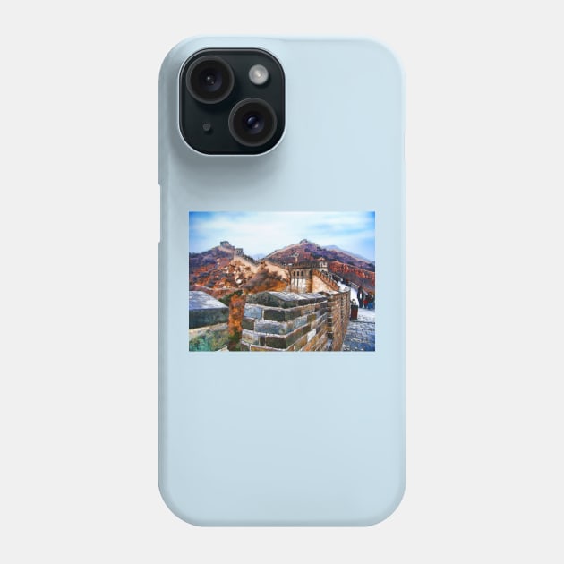 Great Wall of China Phone Case by vadim19