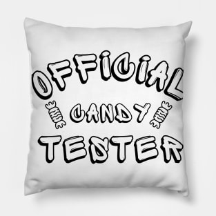 Official Candy Tester. Cute Halloween Costume Kids Pillow