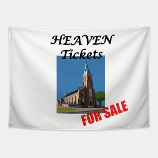 Tickets To Heaven Are On Sale at Your Church - Commodified Christianity in Capitalism Tapestry