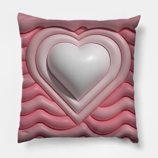 heart pink 3D Pillow