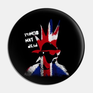 bearded punker Pin