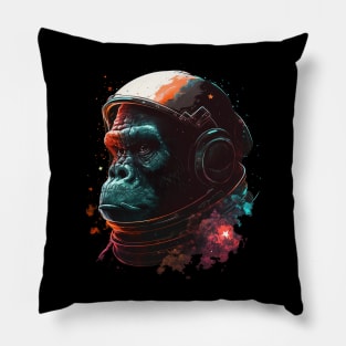 space gorilla Pillow