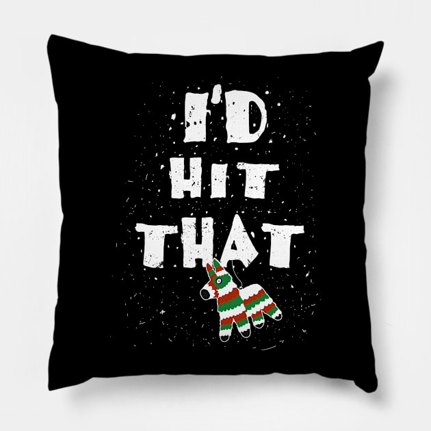 I would hit that Pinata Cinco de Mayo Pillow by Shirtbubble