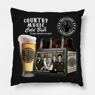 Ninja Cowboys Country Music T-shirt Pillow