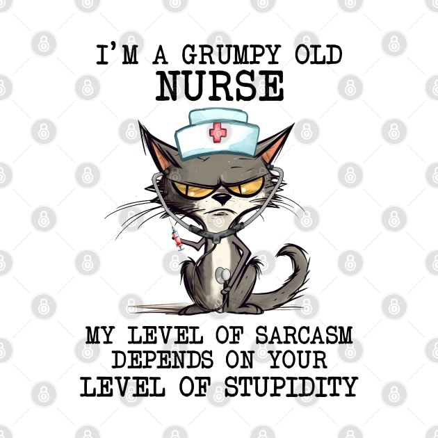 I'm a grumpy old nurse by DavidBriotArt