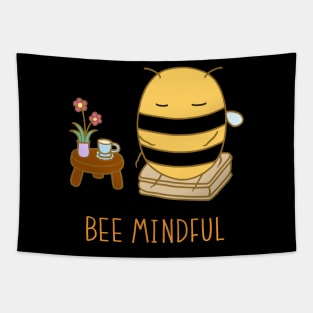 Bee Mindful - Black Tapestry