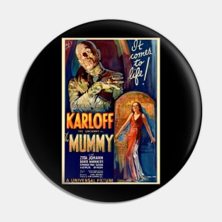 Boris Karloff vintage The Mummy; movie poster Pin