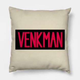 Venkman Name Badge (Ghostbusters) Pillow