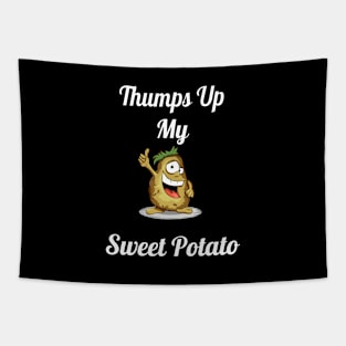 Thumps Up My Sweet Potato Tapestry