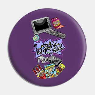 Latchkey Kid , 90s Edition Pin