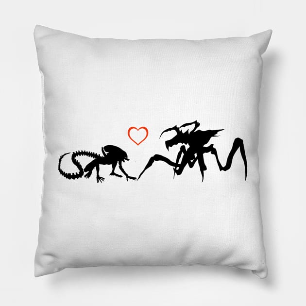 Bug Love - alternate Pillow by CCDesign