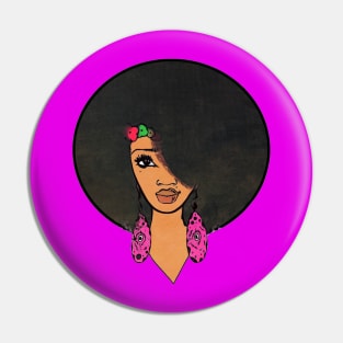 Beautiful Afro indian Women Sista Pin