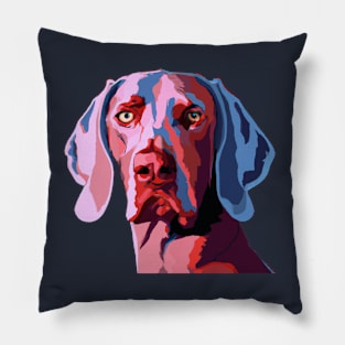 Weimaraner Pop Art - Dog Lover Gifts Pillow