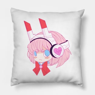 Gundam Headphones Gal Pillow