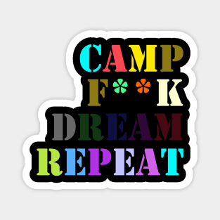 Camping fun cool cute sarcastic Magnet