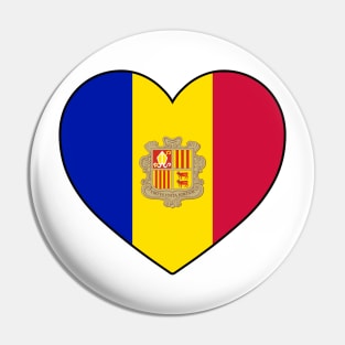 Heart - Andorra _039 Pin