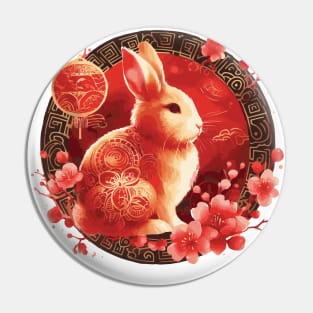 Chinese Zodiac Year of the Rabbit Pin