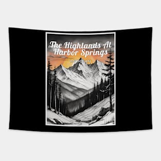 The Highlands at harbor springs ski Michigan Tapestry