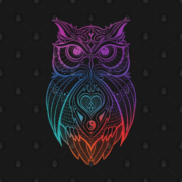 OWL Warrior Heart Line Art by Robbgoblin