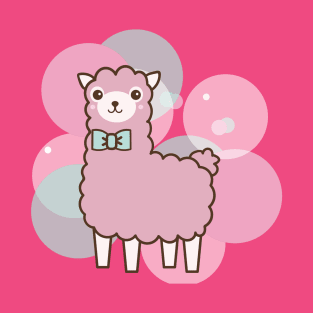 Cute Pink LLama T-Shirt