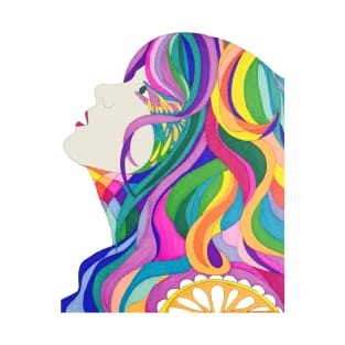 Rainbow Hair T-Shirt