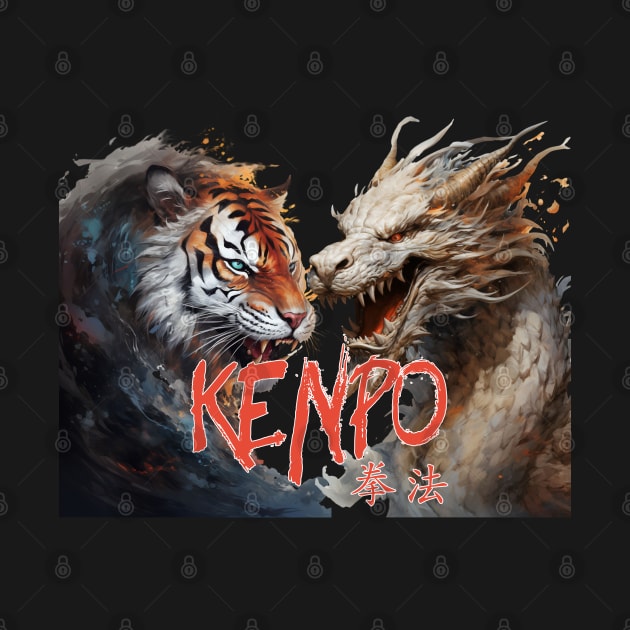 Kenpo Tiger & Dragon by graphiczen