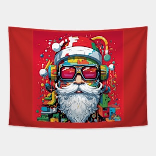 Santa Claus & Cyberpunk 2 Tapestry