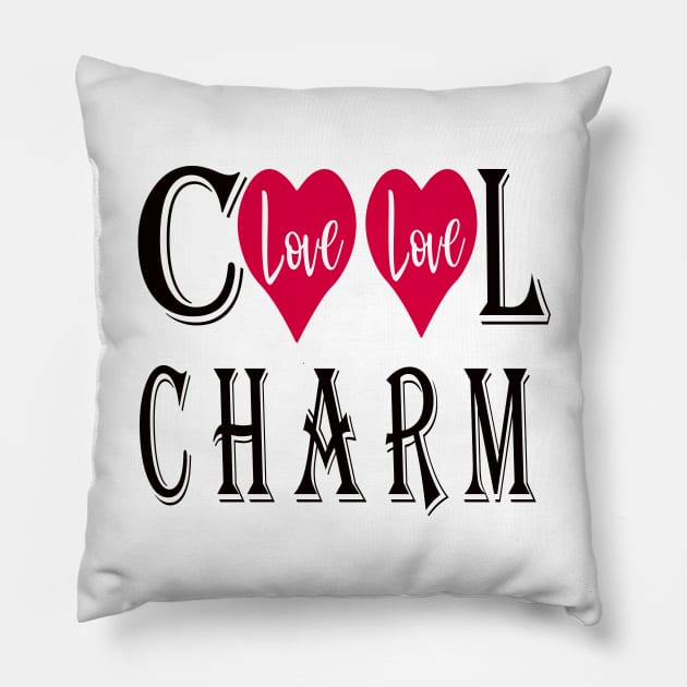 cool charm Pillow by Azamerch