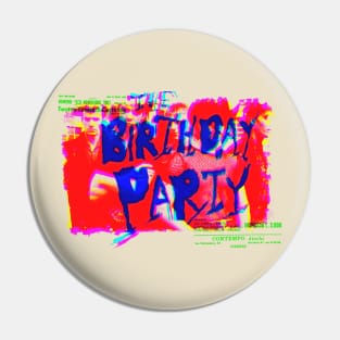 the birthday party cmyk graphic Pin