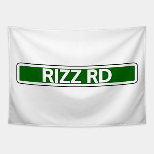 Rizz Road Street Sign Tapestry