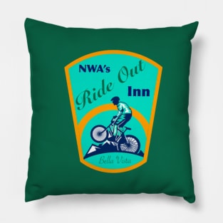 Ride Out Inn bnb logo Pillow