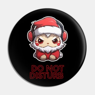 Christmas Cat Santa Pin