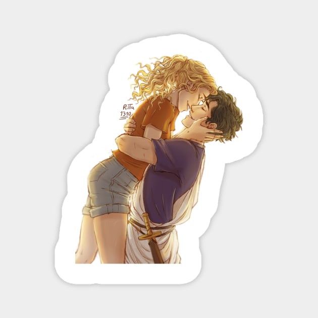 Percabeth reunion Magnet by ritta1310