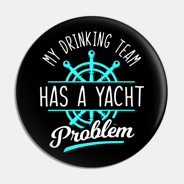 Drinking Team Yacht Pin by Imutobi