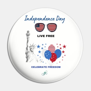 July 4th Pin