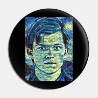 Peter Parker Van Gogh Style Pin