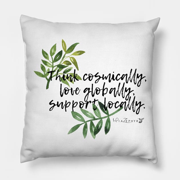 Support Locally Pillow by miazephyr